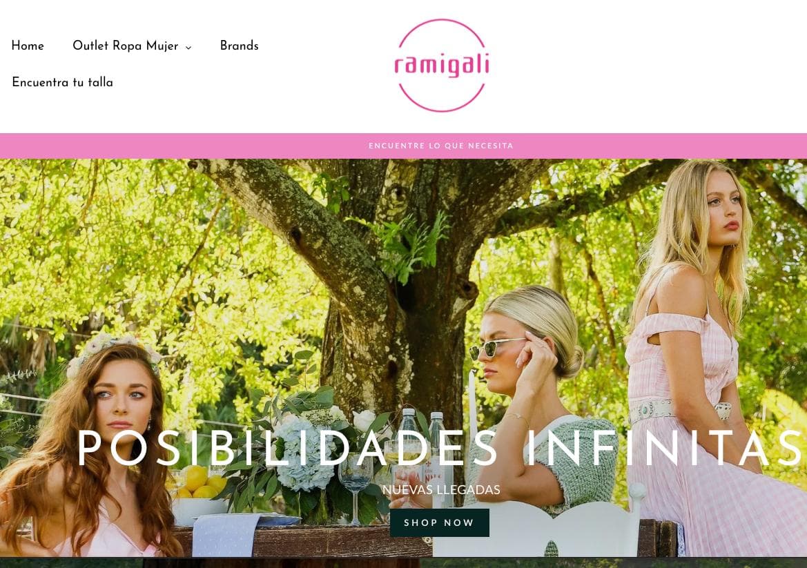 Shopify store frontend